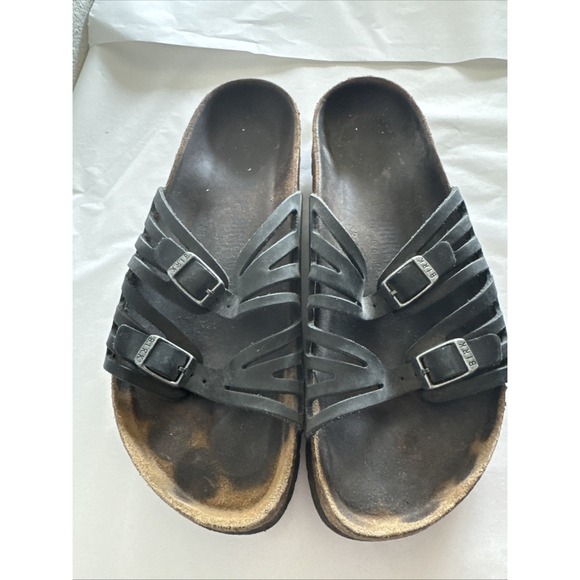 Birkenstock Granada 38 Women's Size 7 To 7.5 - Black - Picture 1 of 4